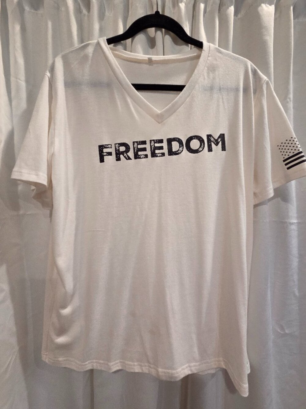 White Freedom Shirt ~ XL